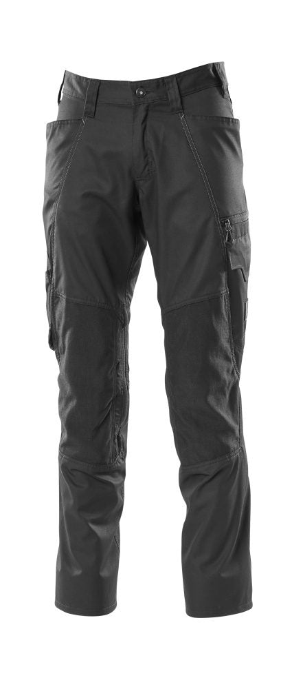 Broek met kniezakken 18379 - 09 - zwart