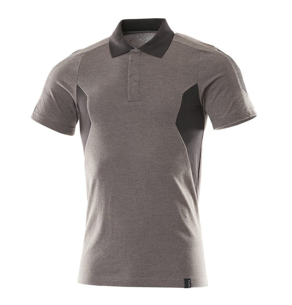 Poloshirt 18383 - 1809 - donkerantraciet/zwart