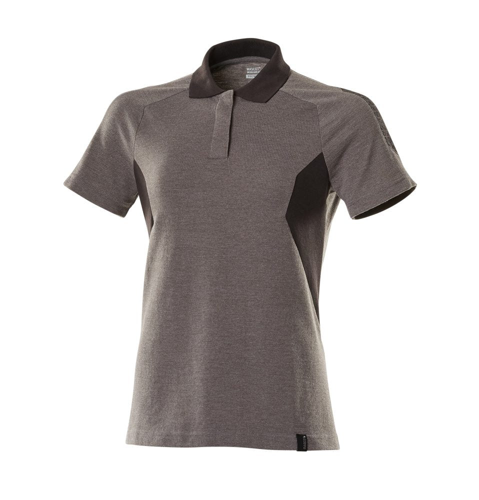 Poloshirt Dames 18393 - 1809 - donkerantraciet/zwart