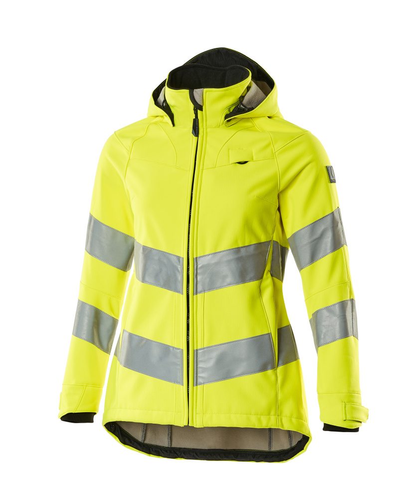 Softshell jas Dames 18512 - 17 - hi-vis geel