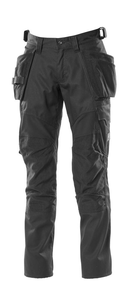 Broek met spijkerzakken 18531 - 09 - zwart
