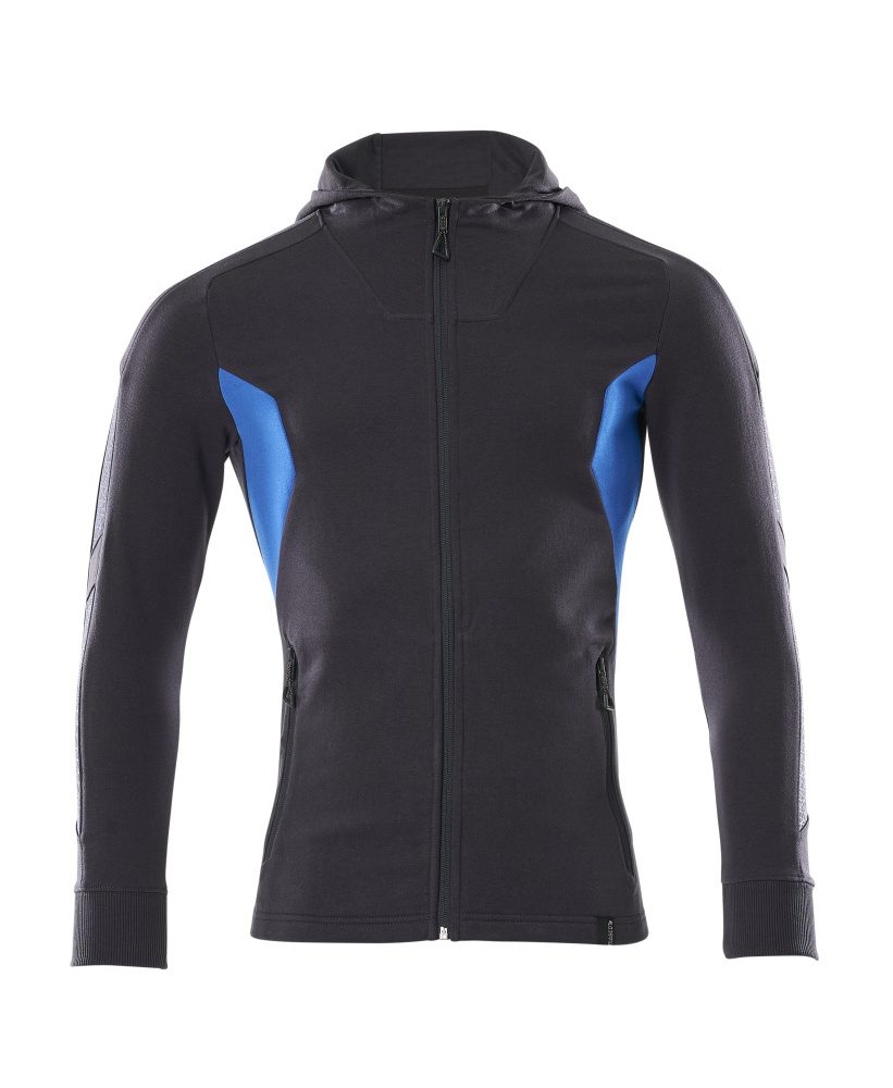 Capuchontrui 18584 - 01091 - donkermarine/helder blauw
