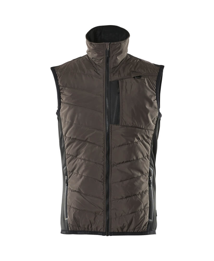 Thermobodywarmer 18665 - 1809 - donkerantraciet/zwart