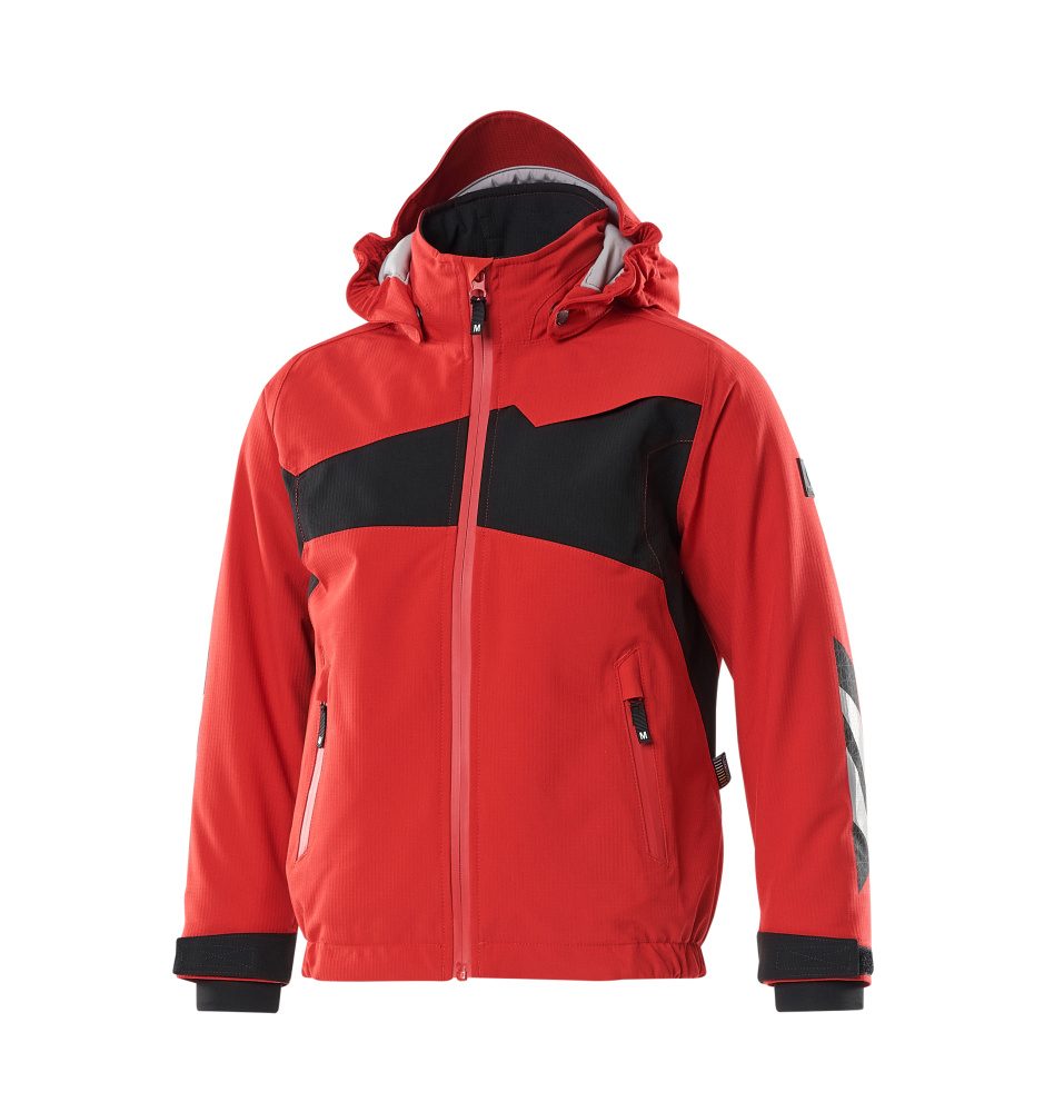 Winterjas Kinder 18935 - 20209 - signaalrood/zwart