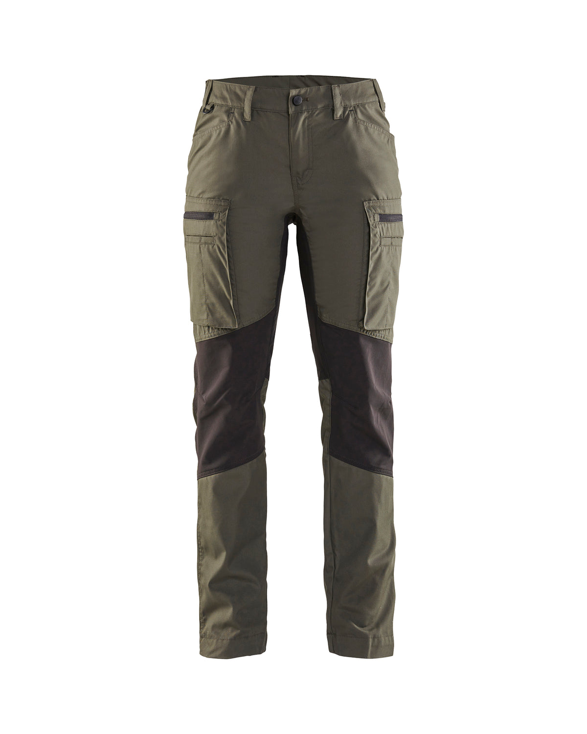 Service werkbroek Stretch Dames 7159 - Army groen/Zwart