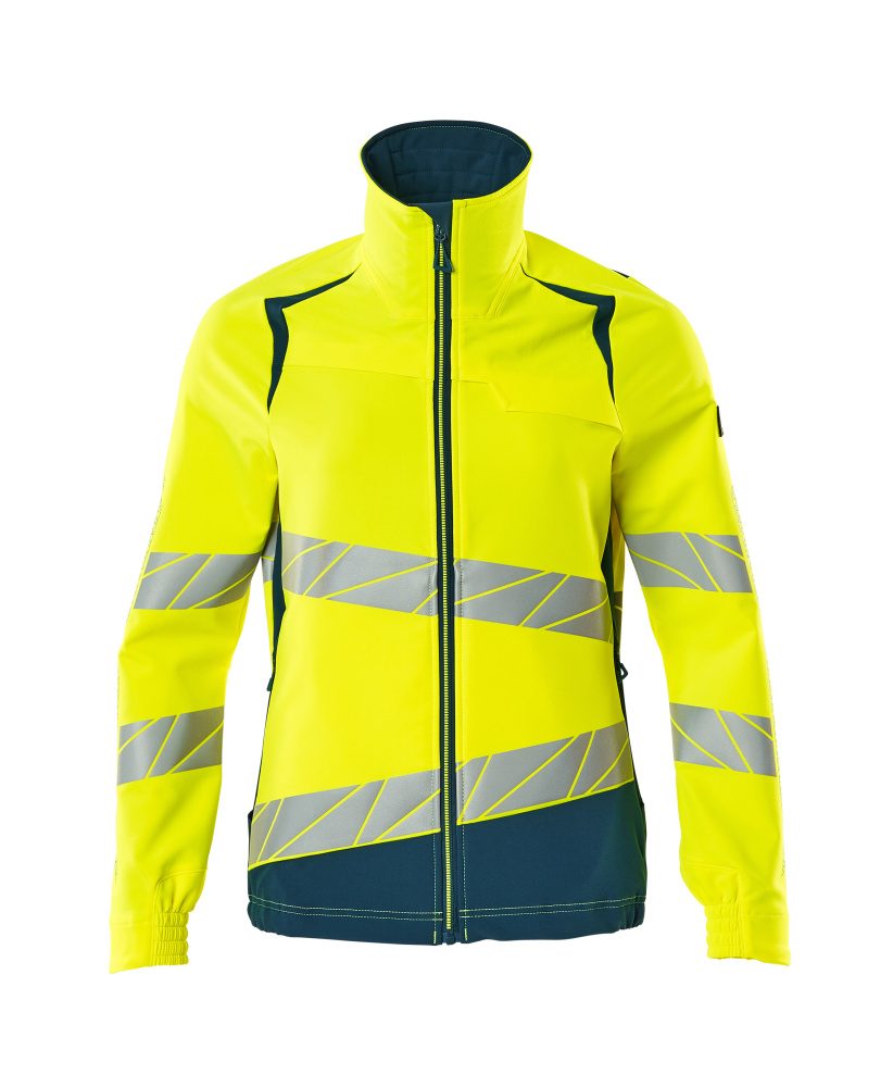 Shell jas Dames 19008 - 1744 - hi-vis geel/donkerpetrol