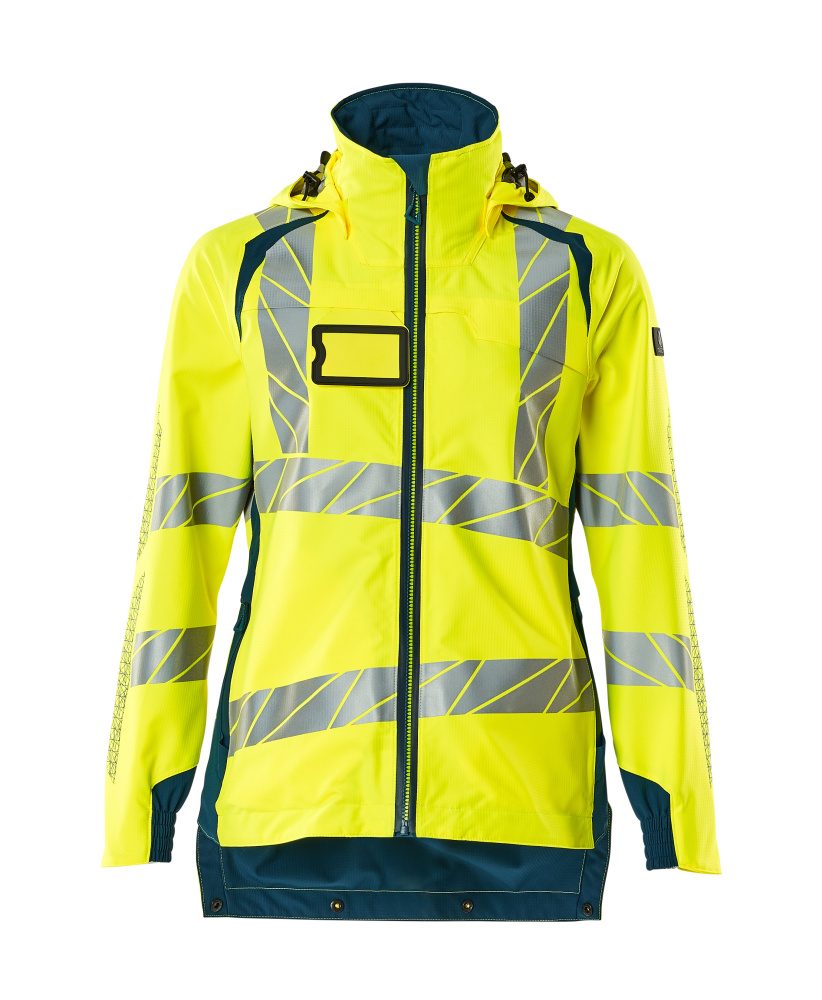 Shell jas Dames 19011 - 1744 - hi-vis geel/donkerpetrol