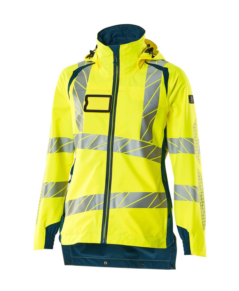 Shell jas Dames 19011 - 1744 - hi-vis geel/donkerpetrol
