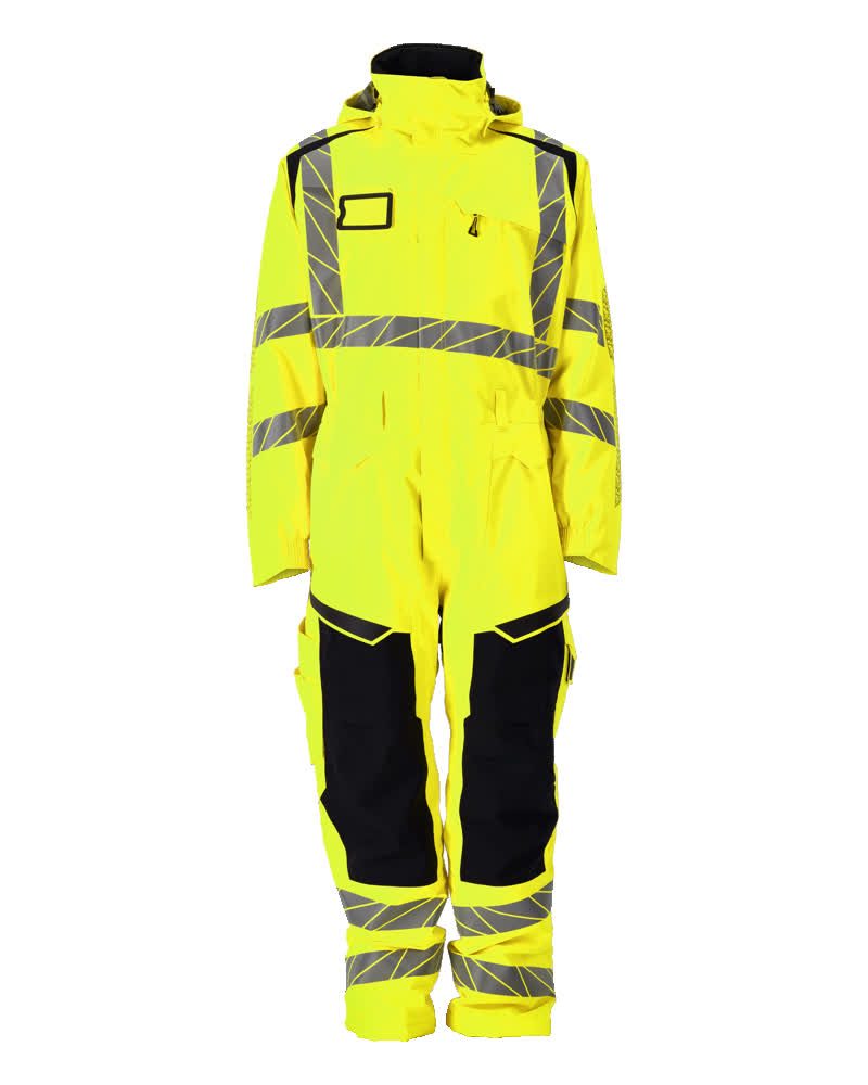 Winteroverall 19019 - 1709 - hi-vis geel/zwart