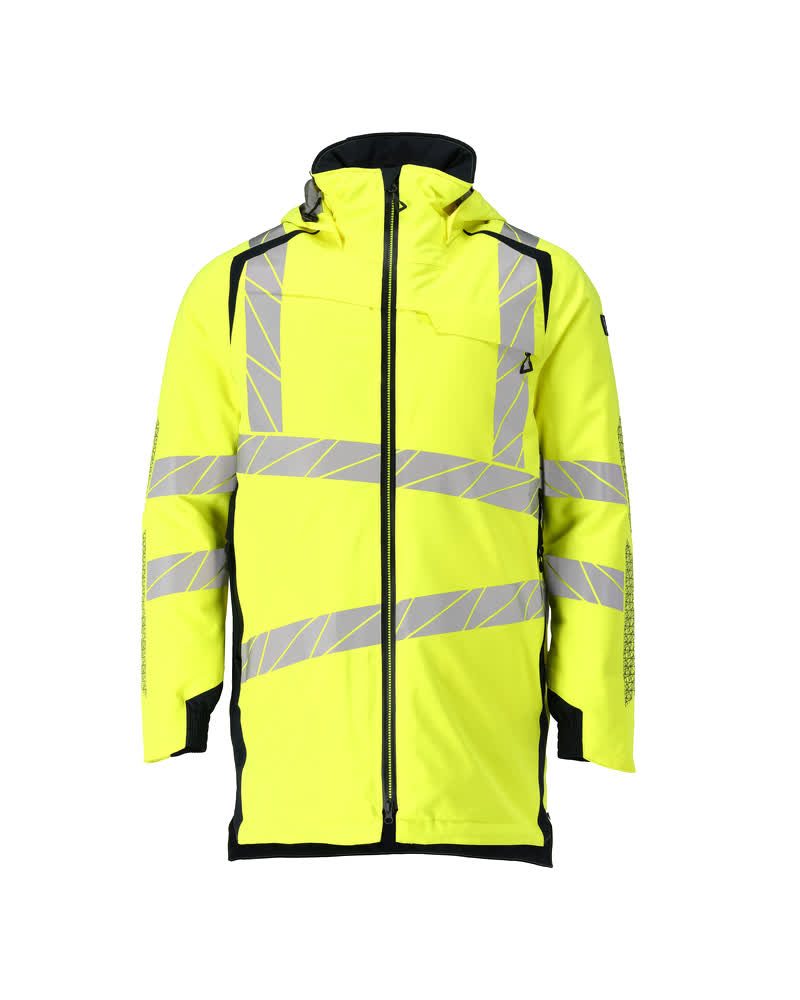 Parka 19030 - 17010 - hi-vis geel/donkermarine
