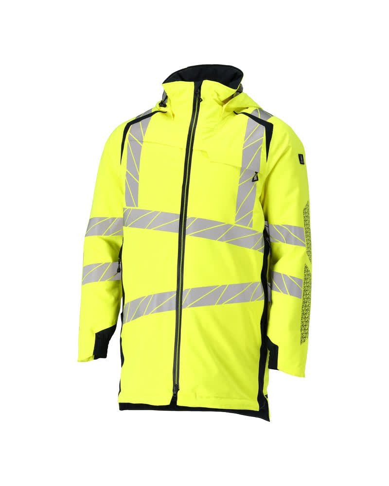 Parka 19030 - 17010 - hi-vis geel/donkermarine