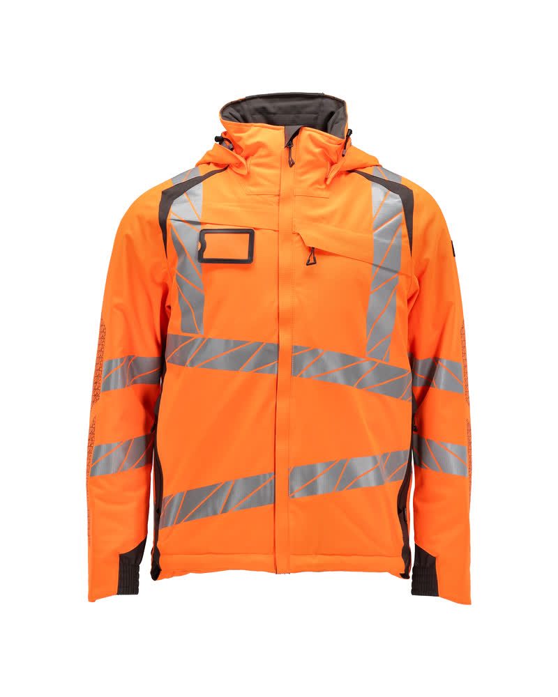 Winterjas 19035 - 1418 - hi-vis oranje/donkerantraciet