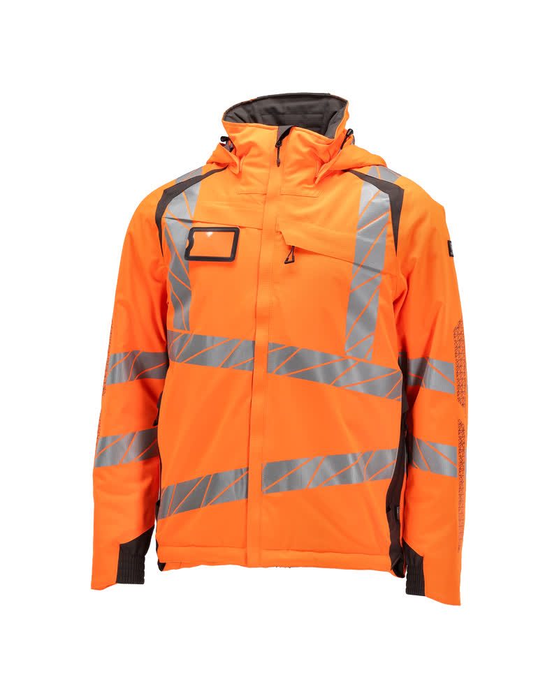 Winterjas 19035 - 1418 - hi-vis oranje/donkerantraciet