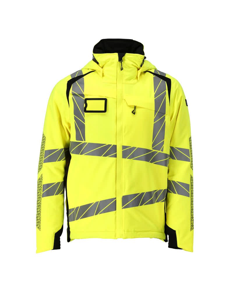 Winterjas 19035 - 1709 - hi-vis geel/zwart