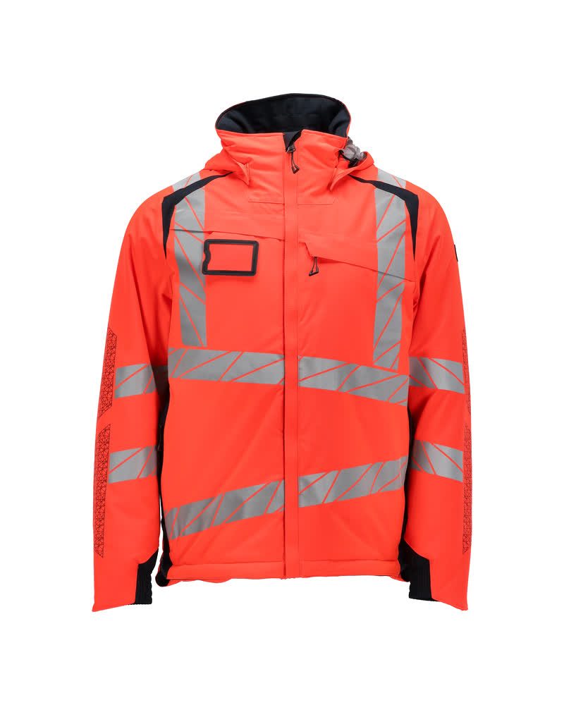 Winterjas 19035 - 22210 - hi-vis rood/donkermarine
