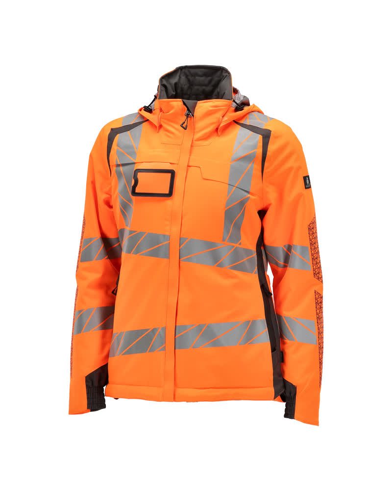 Winterjas Dames 19045 - 1418 - hi-vis oranje/donkerantraciet