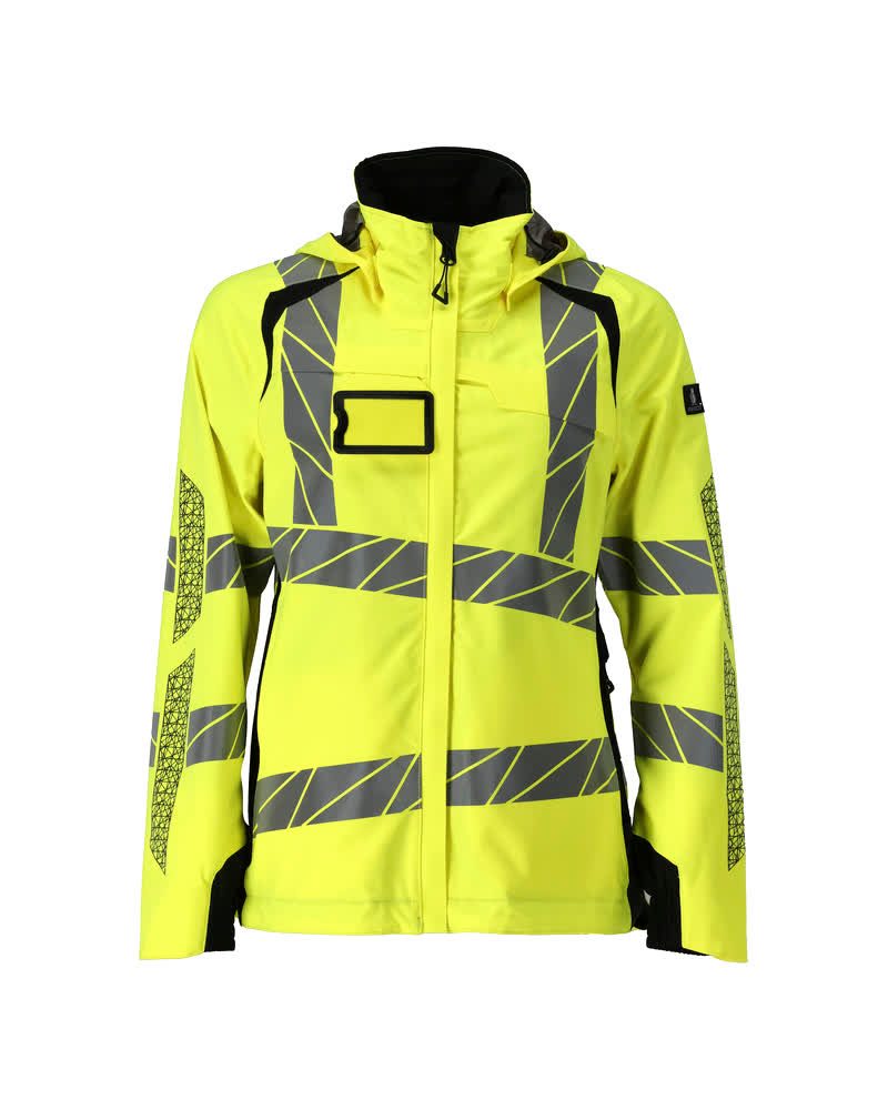 Winterjas Dames 19045 - 1709 - hi-vis geel/zwart