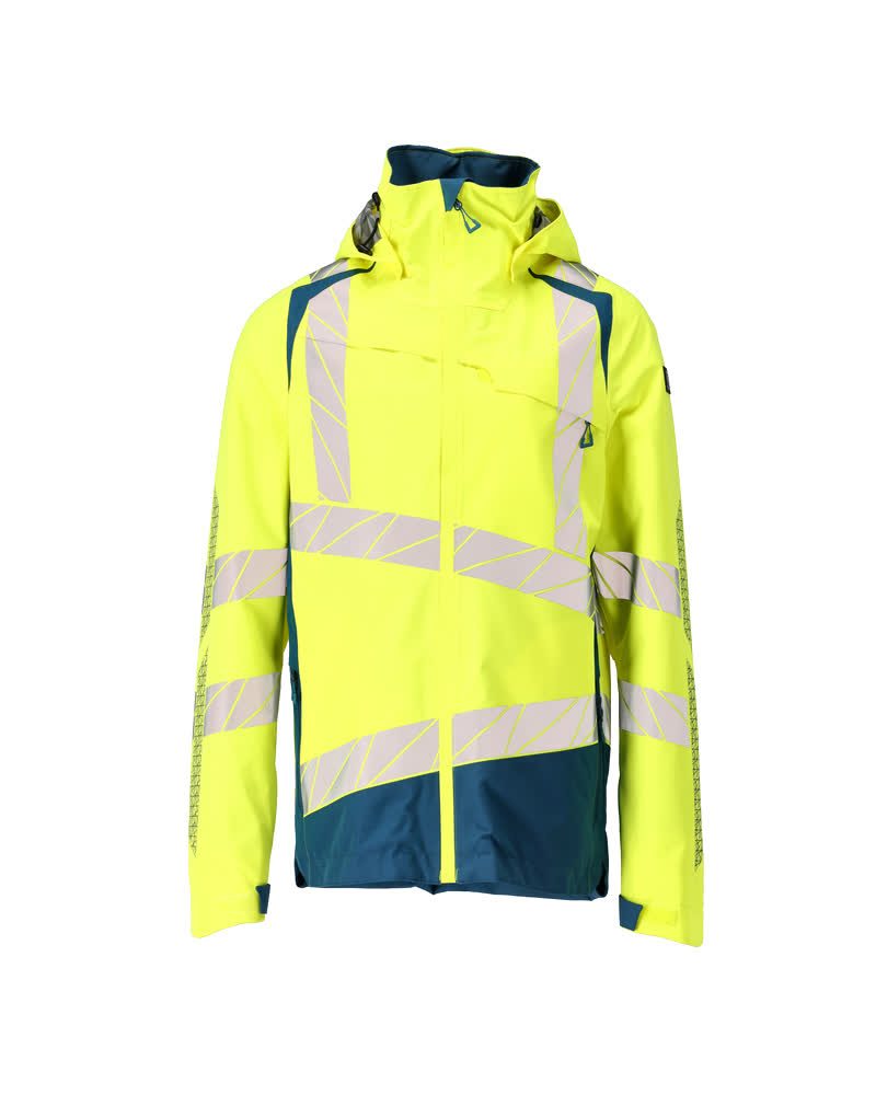 Shell jas 19301 - 1744 - hi-vis geel/donkerpetrol