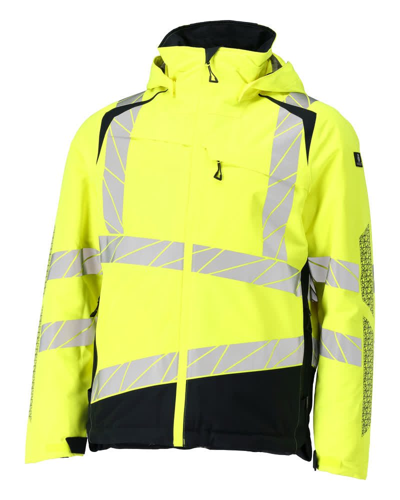 Winterjas Accelerate Safe 19335 - 17010 - hi-vis geel/donkermarine