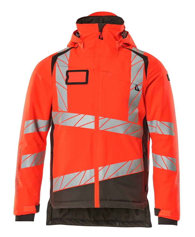 Winterjas Accelerate Safe 19335 - 22218 - hi-vis rood/donkerantraciet