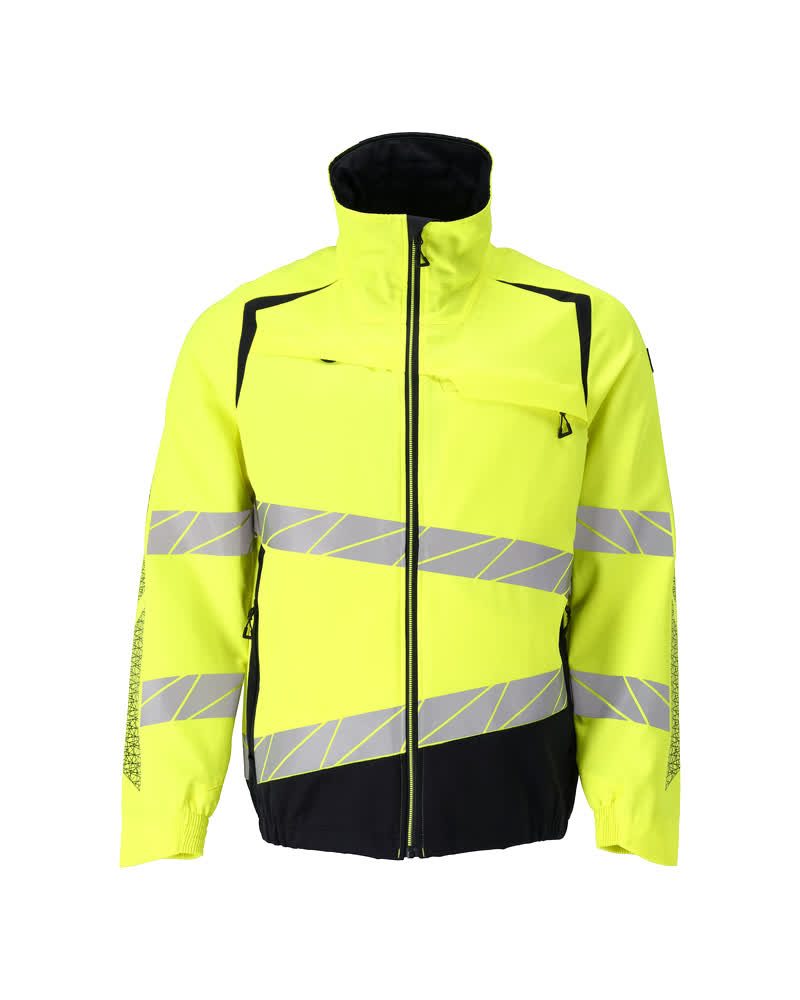 Shell jas 19509 - 17010 - hi-vis geel/donkermarine