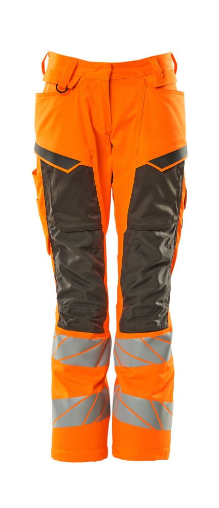 Broek met kniezakken Dames 19578 - 1418 - hi-vis oranje/donkerantraciet