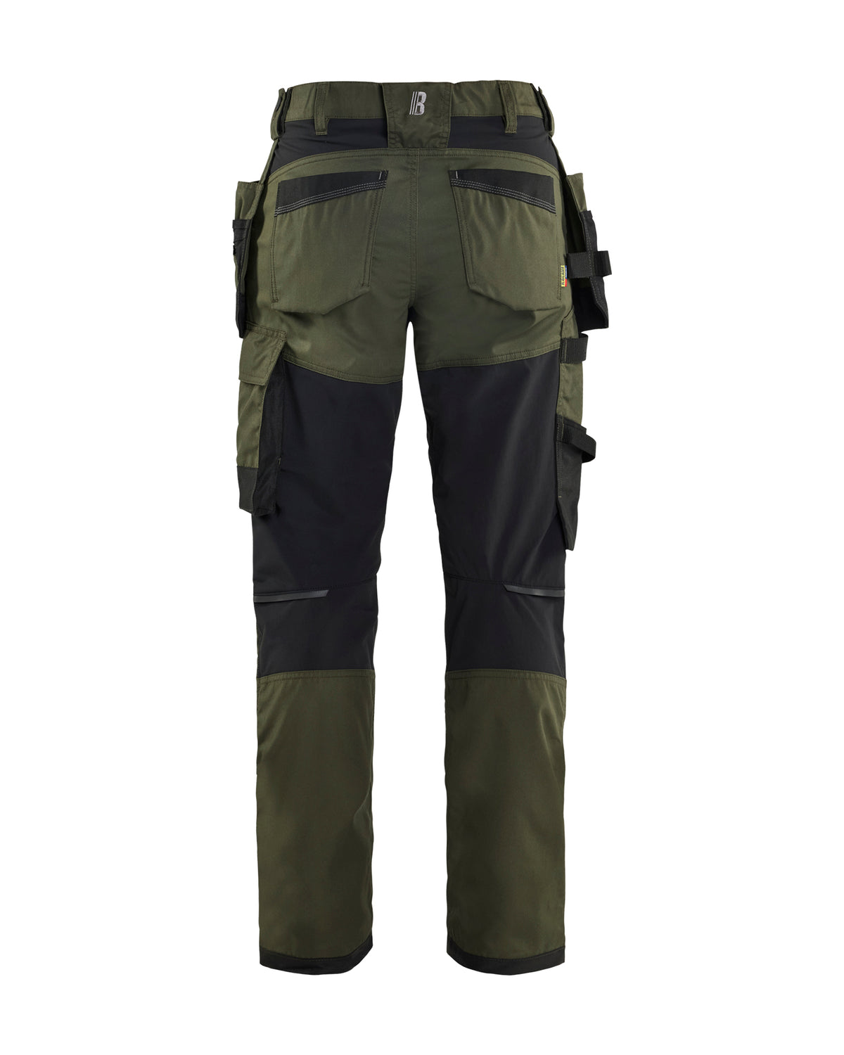 Werkbroek Dames 7132 - Donker herfstgroen/Zwart