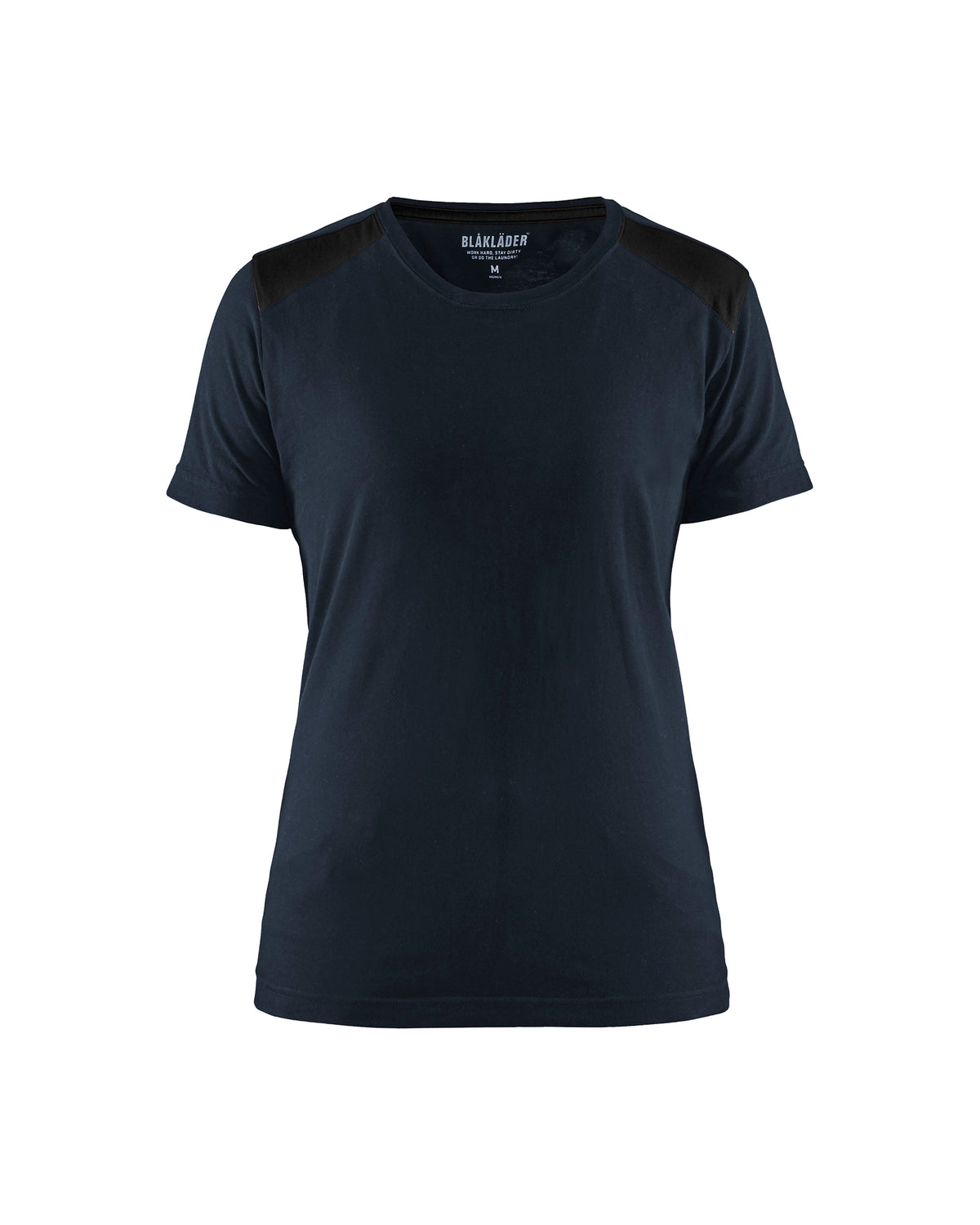T-shirt Dames 3479 - Donker marineblauw/Zwart