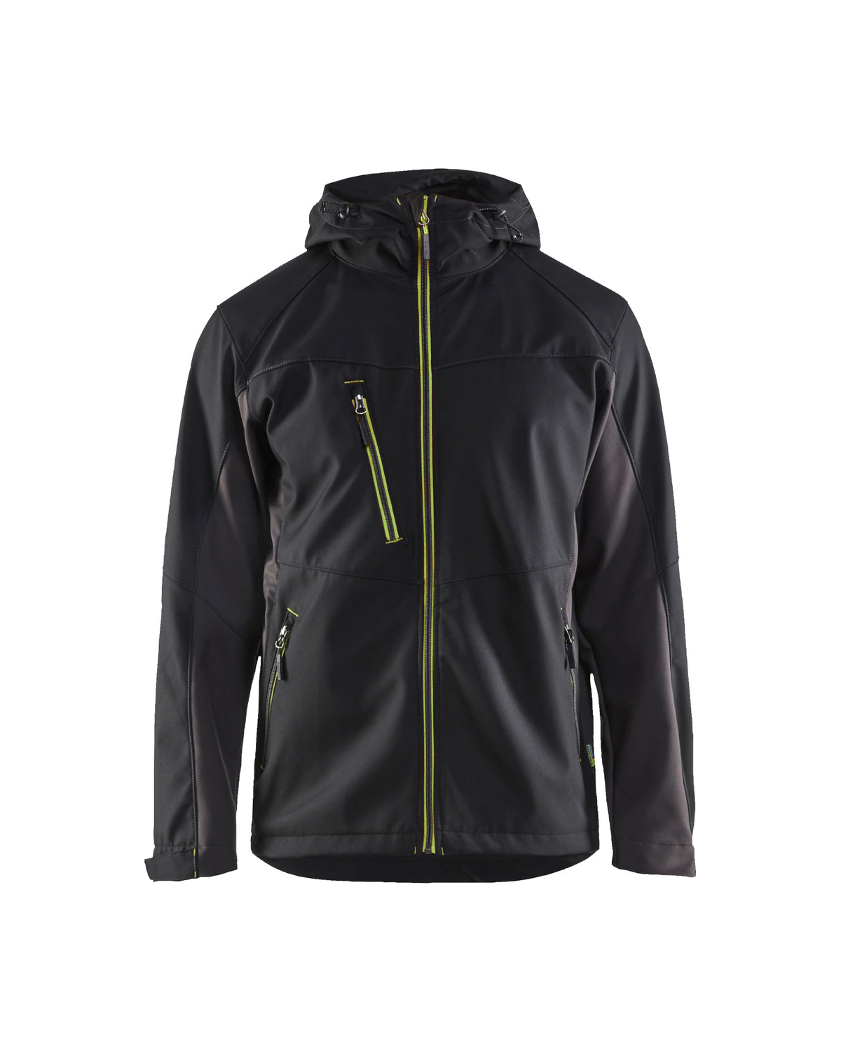 Softshell jack 4753 - Zwart/High Vis Geel