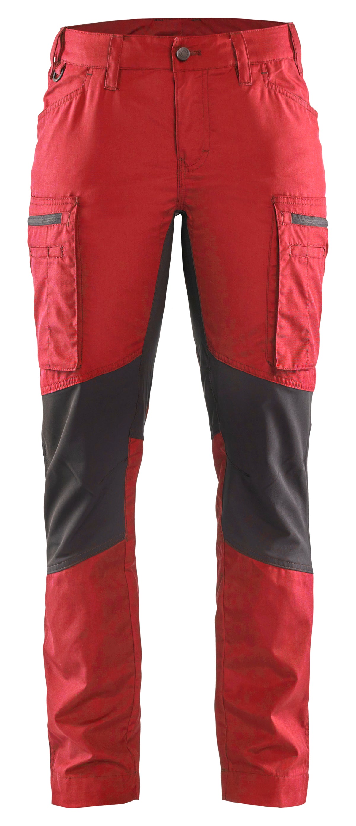 Service werkbroek Stretch Dames 7159 - rood/zwart