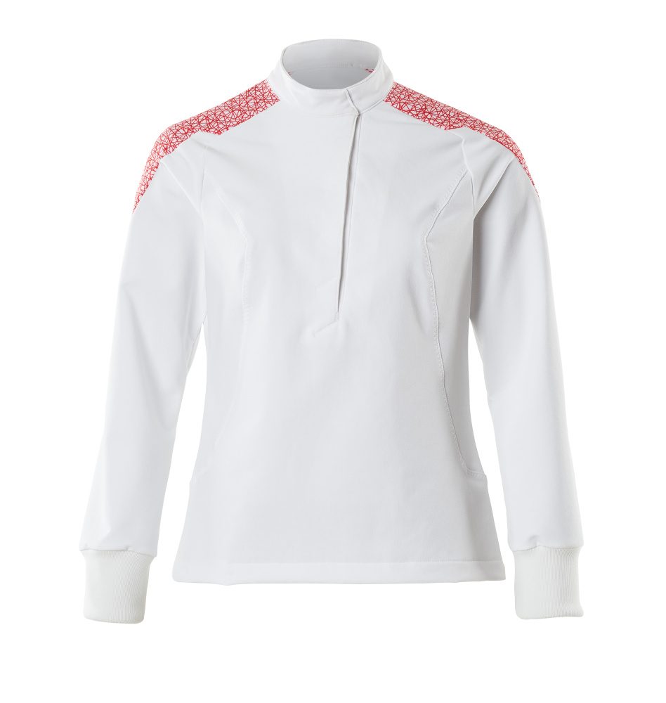 Tuniek Dames 20062 - 06202 - wit/signaalrood