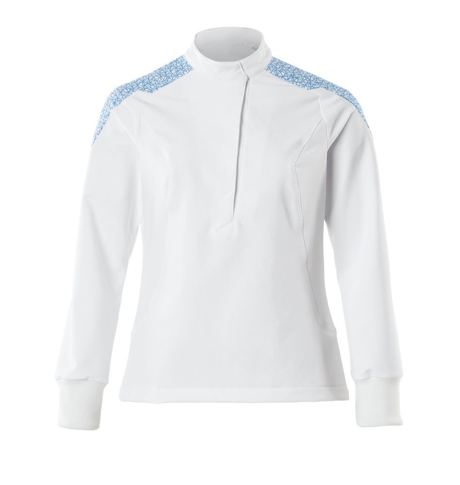 Tuniek Dames 20062 - 0691 - wit/helder blauw