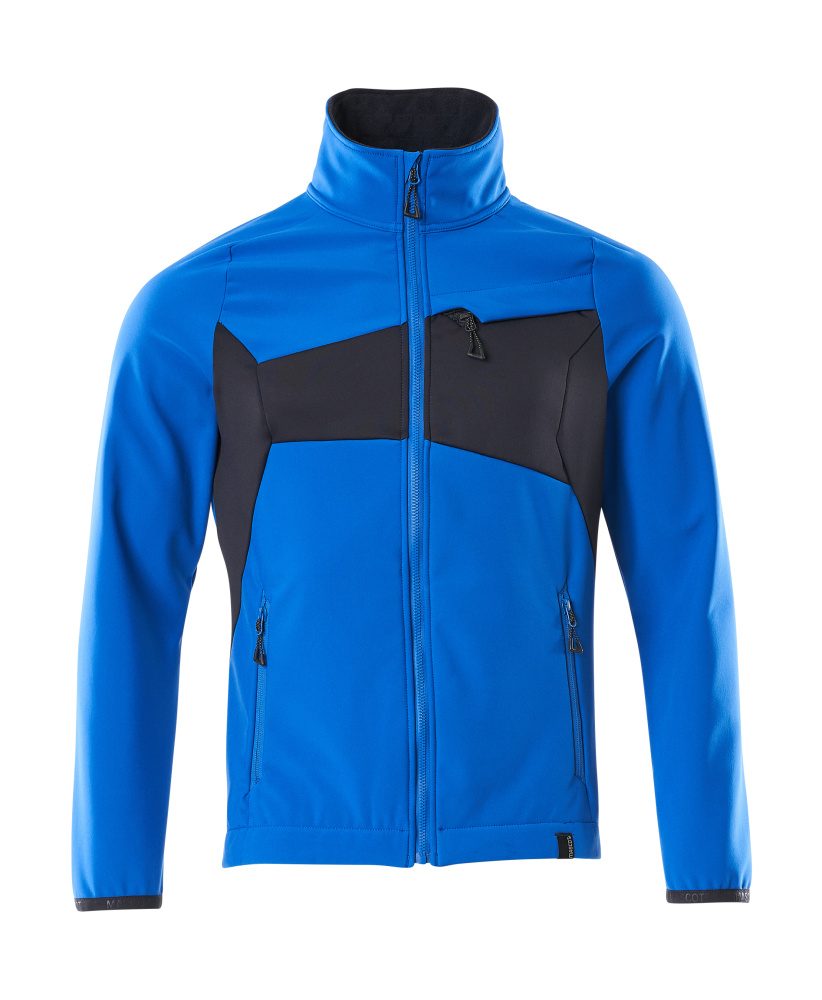 Softshell jas 20102 - 91010 - helder blauw/donkermarine