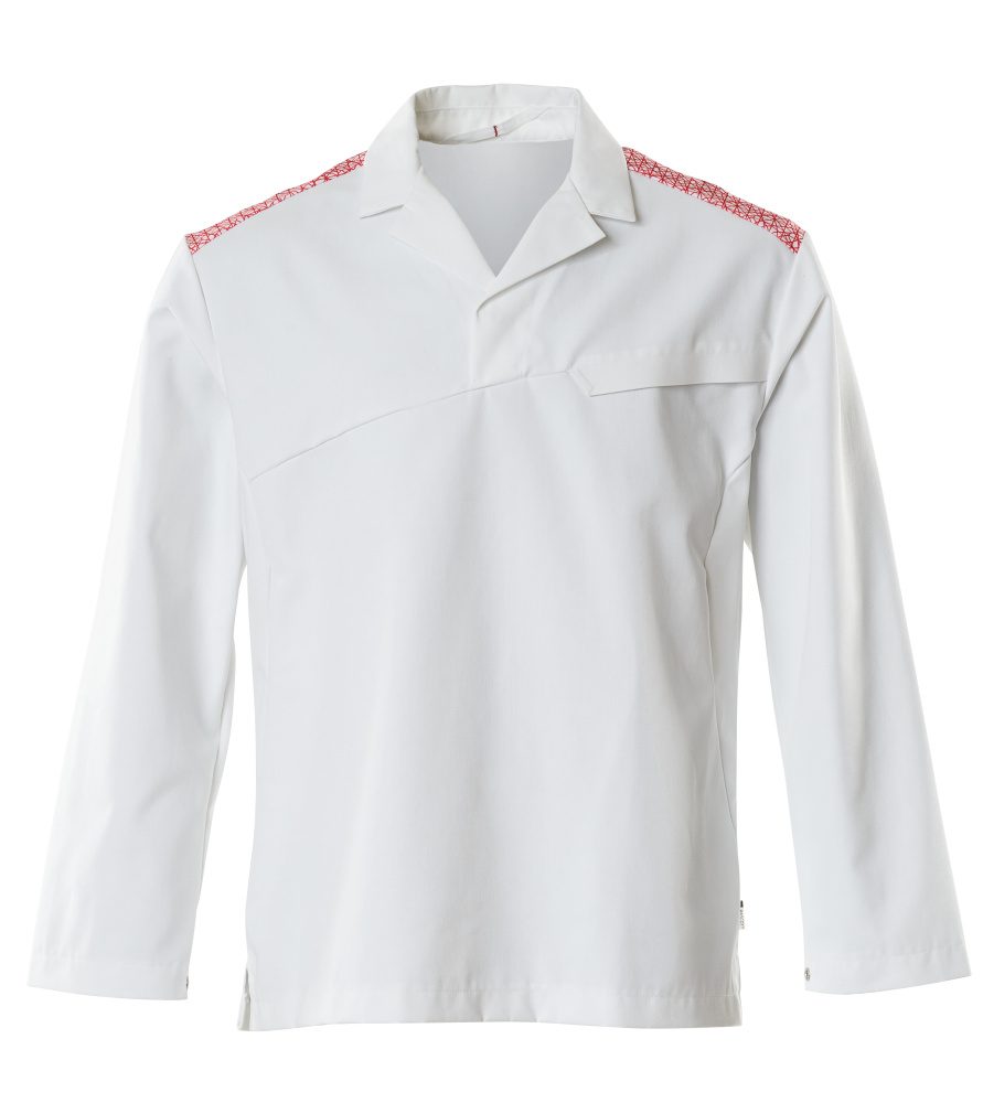 Tuniek 20252 - 06202 - wit/signaalrood
