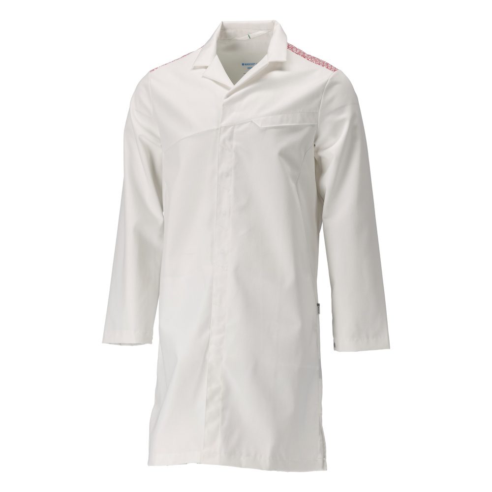 Stofjas 20354 - 06202 - wit/signaalrood