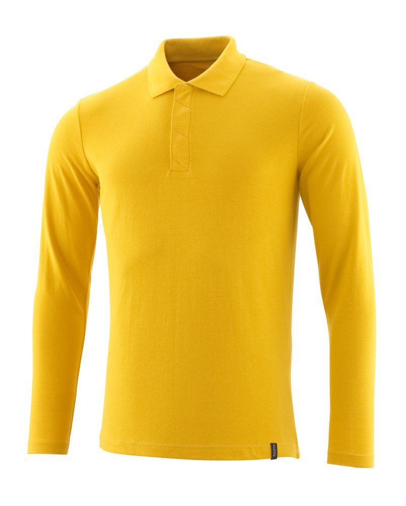 Poloshirt lange mouwen 20483 - 70 - kerriegeel