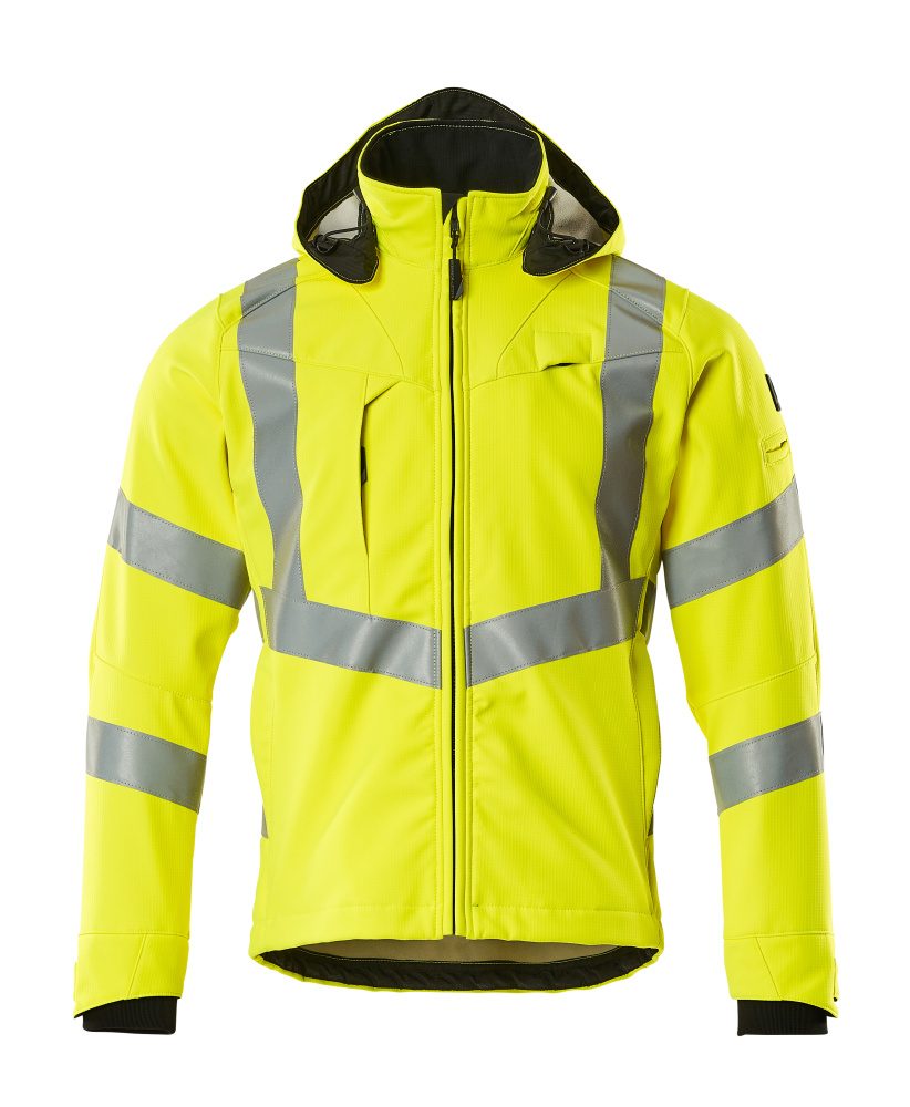 Softshell jas 20502 - 17 - hi-vis geel
