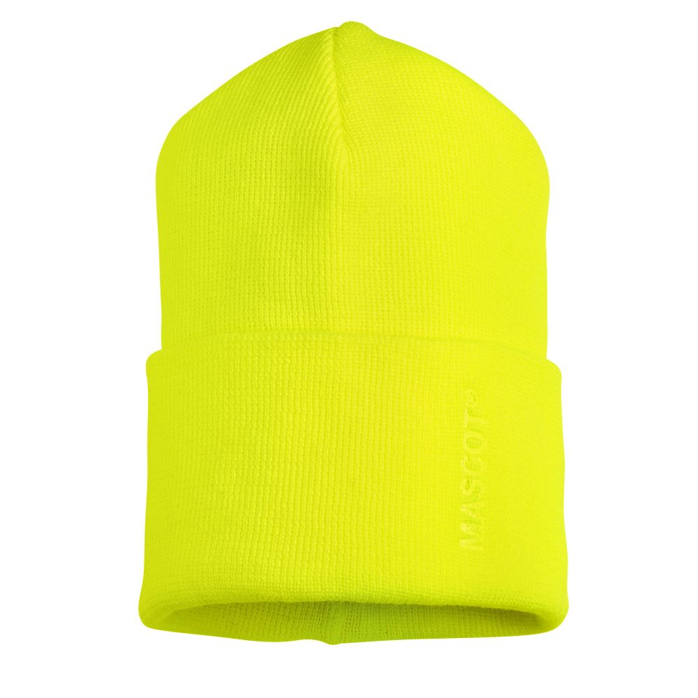 Gebreide muts 20650 - 17 - hi-vis geel