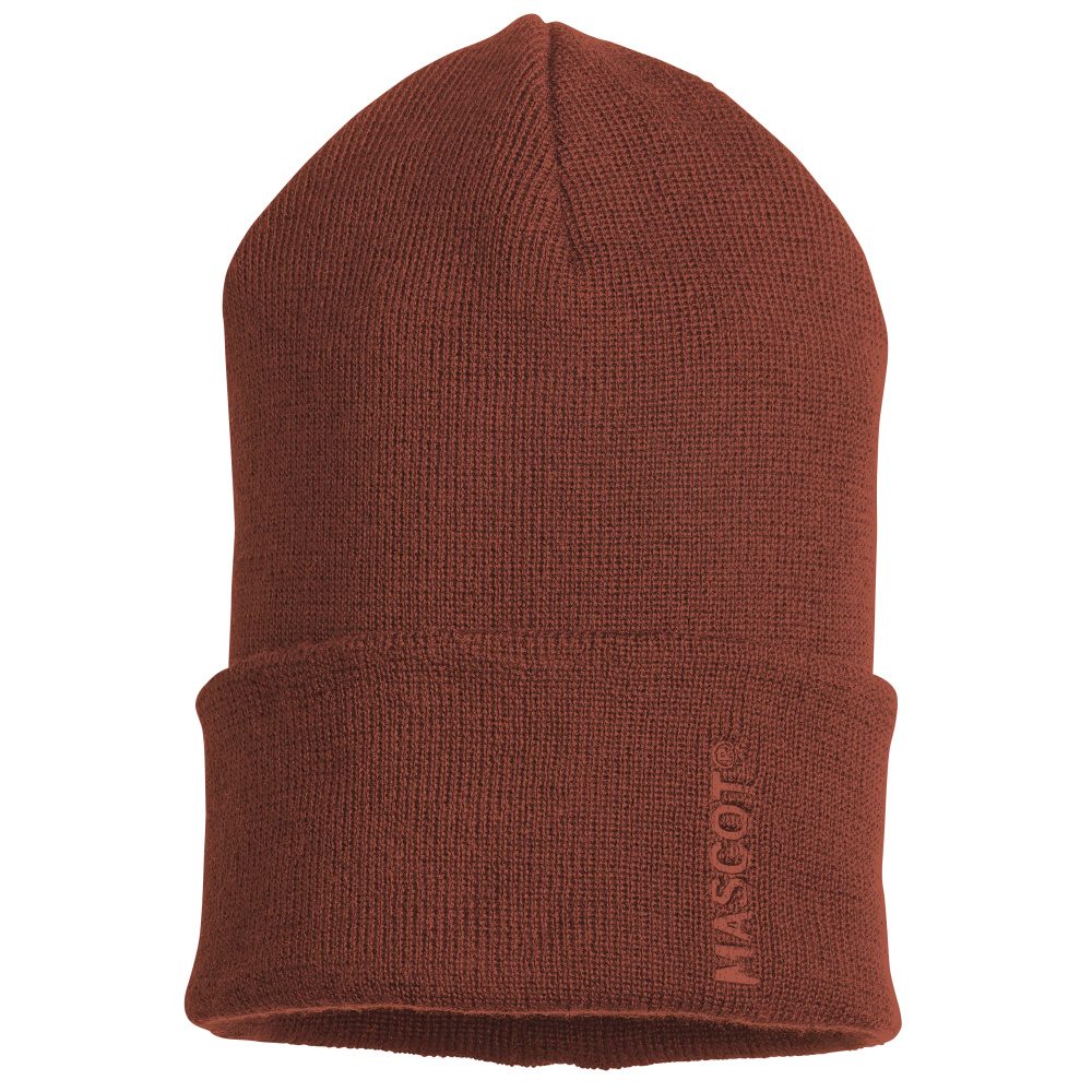 Gebreide muts 20650 - 24 - herfstrood