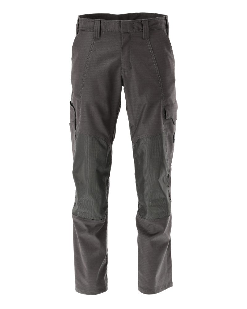Broek met kniezakken 20979 - 18 - donkerantraciet
