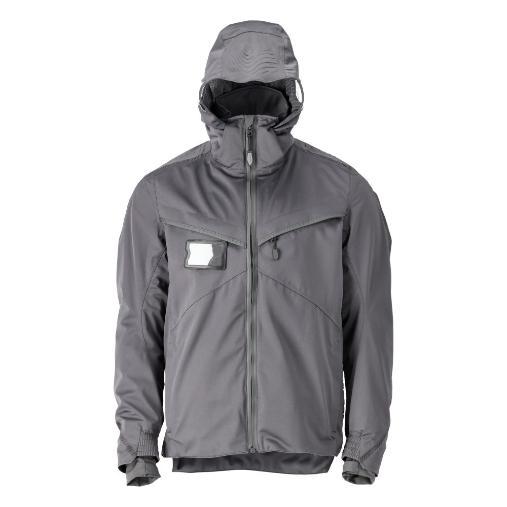 Shelljas met capuchon 22001 - 89 - steengrijs