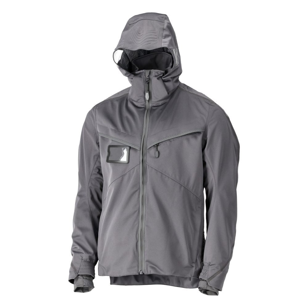 Shelljas met capuchon 22001 - 89 - steengrijs