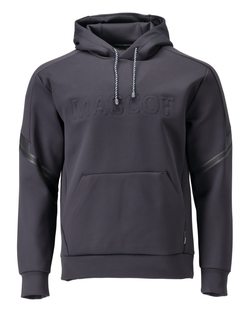 Fleece capuchontrui 22186 - 010 - donkermarine