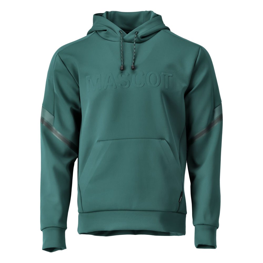 Fleece capuchontrui 22186 - 34 - bosgroen