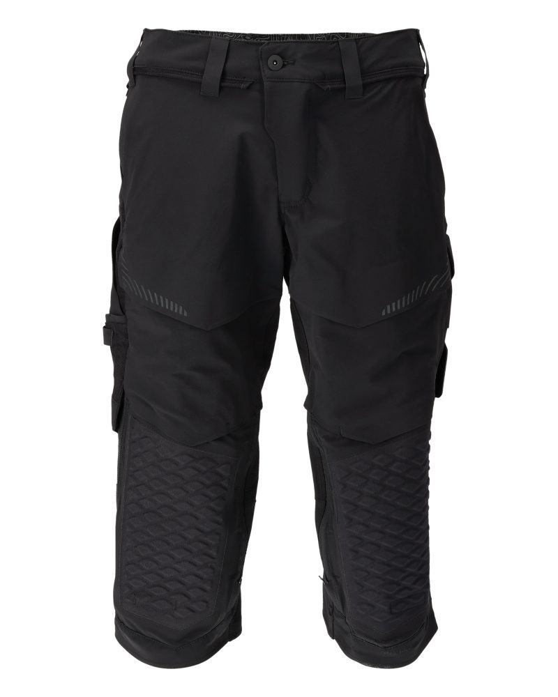 Driekwart broek met kniezakken 22249 - 09 - zwart