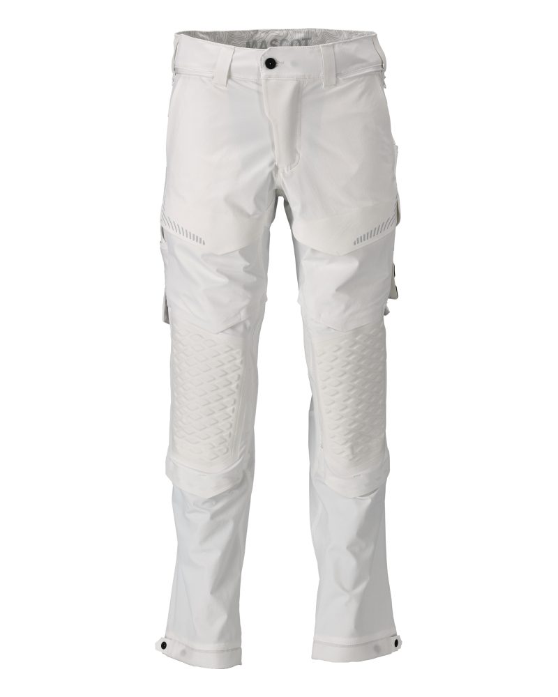 Broek met kniezakken 22279 - 06 - wit