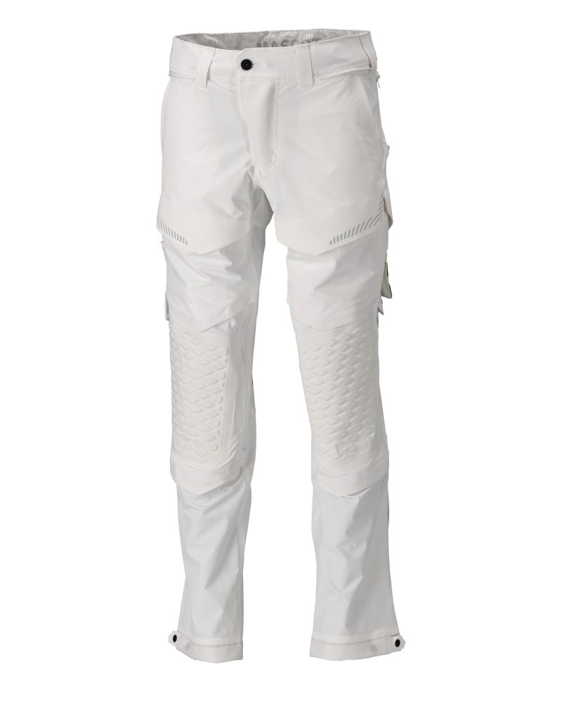 Broek met kniezakken 22279 - 06 - wit