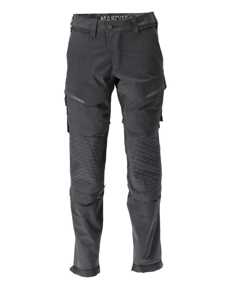 Broek met kniezakken 22279 - 09 - zwart