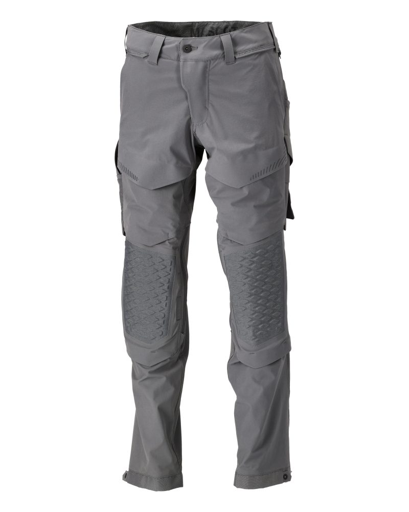 Broek met kniezakken 22279 - 89 - steengrijs