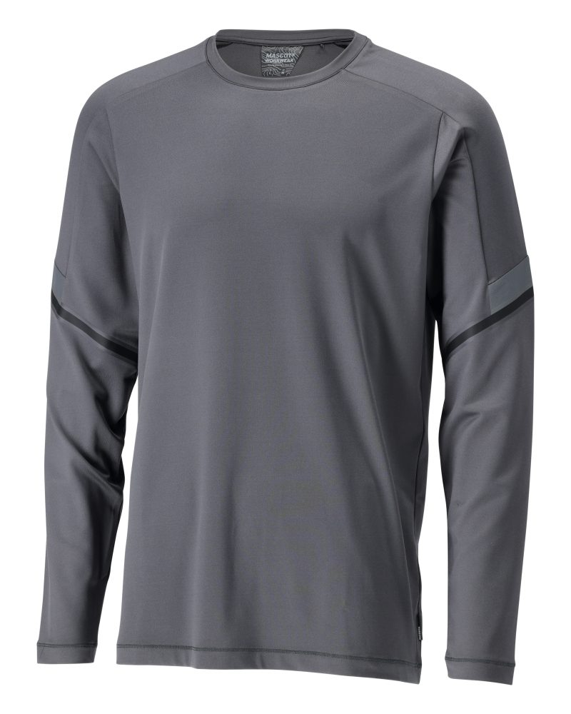T-shirt lange mouwen 22281 - 89 - steengrijs